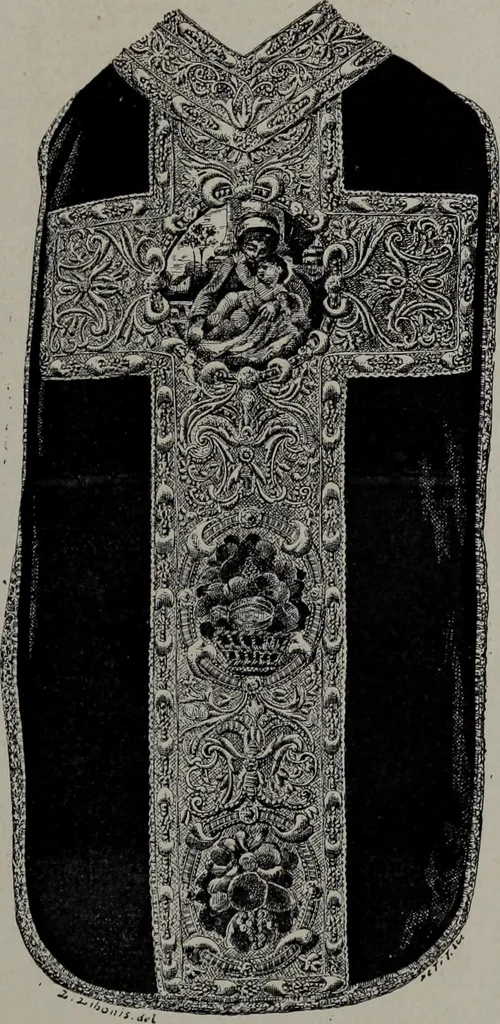An illustration from Histoire du tissu ancien à l'exposition de l'Union centrale des arts décoratifs, 1883, leaf 49