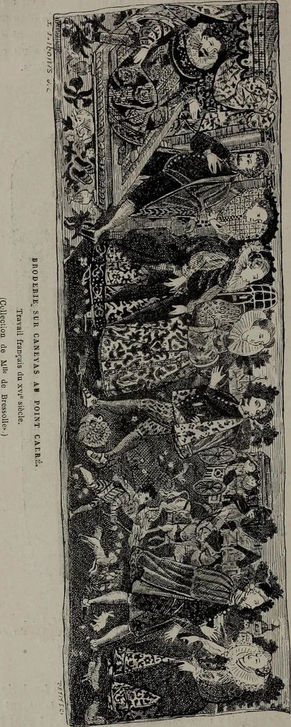 An illustration from Histoire du tissu ancien à l'exposition de l'Union centrale des arts décoratifs, 1883, leaf 50