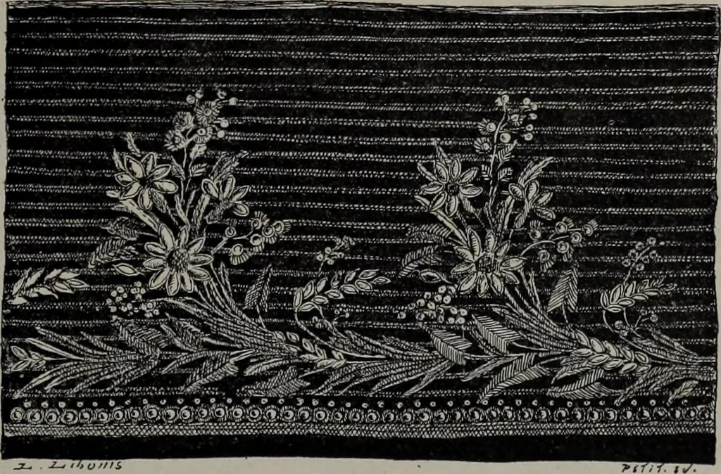 An illustration from Histoire du tissu ancien à l'exposition de l'Union centrale des arts décoratifs, 1883, leaf 53
