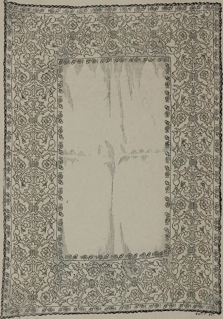 An illustration from Histoire du tissu ancien à l'exposition de l'Union centrale des arts décoratifs, 1883, leaf 54