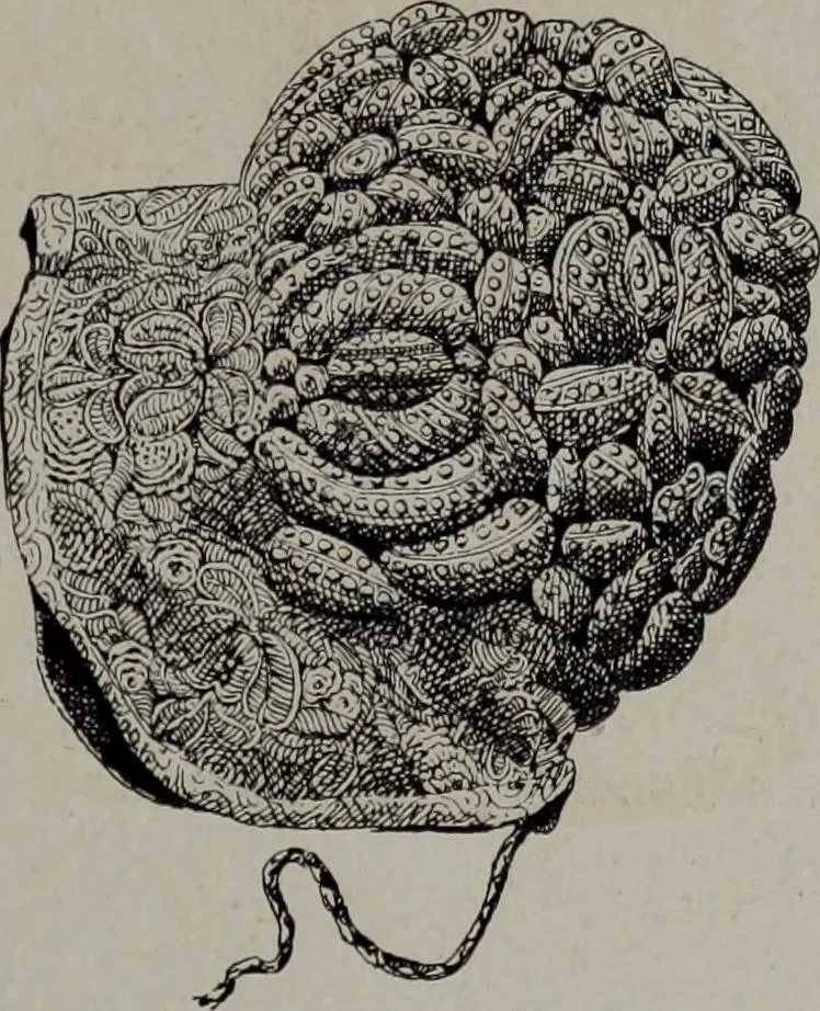 An illustration from Histoire du tissu ancien à l'exposition de l'Union centrale des arts décoratifs, 1883, leaf 61