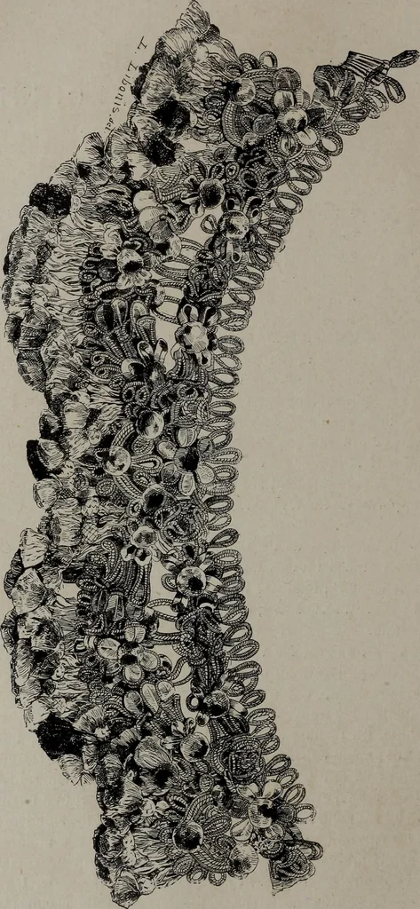 An illustration from Histoire du tissu ancien à l'exposition de l'Union centrale des arts décoratifs, 1883, leaf 64