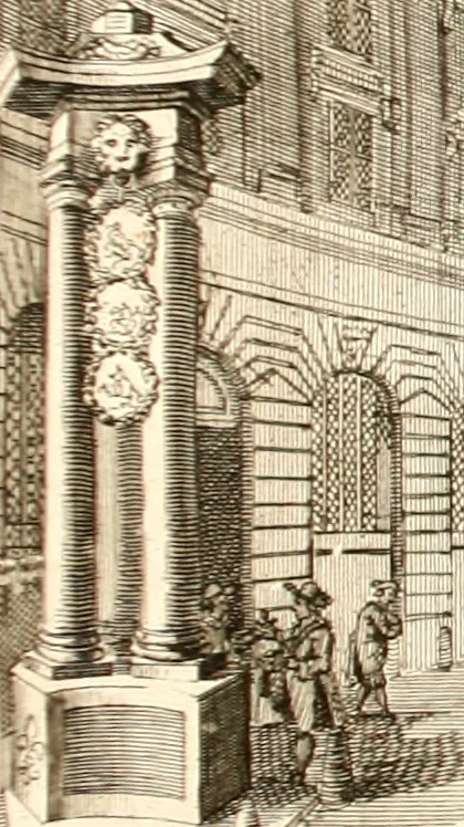 An illustration from Histoire dv roy Lovis le Grand, par les medailles, emblêmes, deuises, jettons, inscriptions, armoiries, et autres monumens publics;, 1691, leaf 111