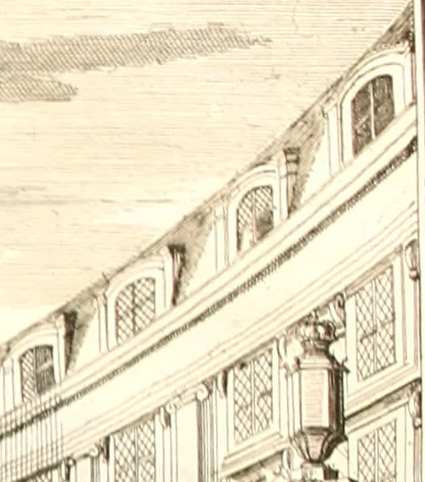 An illustration from Histoire dv roy Lovis le Grand, par les medailles, emblêmes, deuises, jettons, inscriptions, armoiries, et autres monumens publics;, 1691, leaf 111