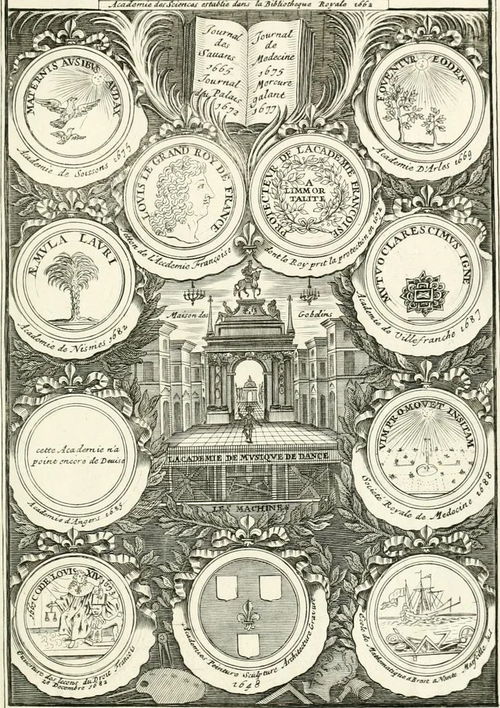 An illustration from Histoire dv roy Lovis le Grand, par les medailles, emblêmes, deuises, jettons, inscriptions, armoiries, et autres monumens publics;, 1691, leaf 132