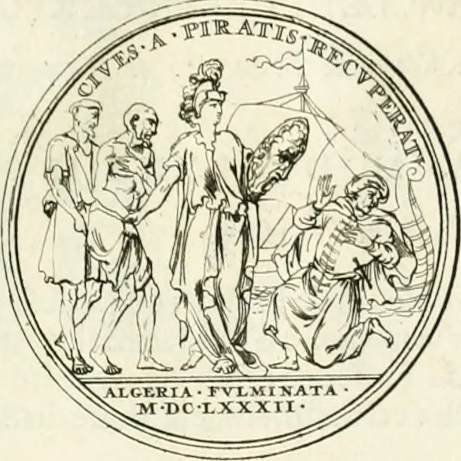 An illustration from Histoire dv roy Lovis le Grand, par les medailles, emblêmes, deuises, jettons, inscriptions, armoiries, et autres monumens publics;, 1691, leaf 58