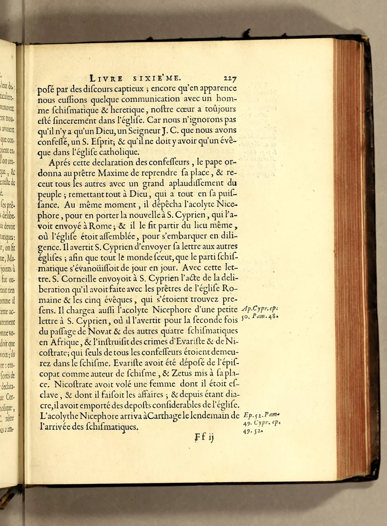 An illustration from Histoire ecclésiastique., 1691, leaf 245