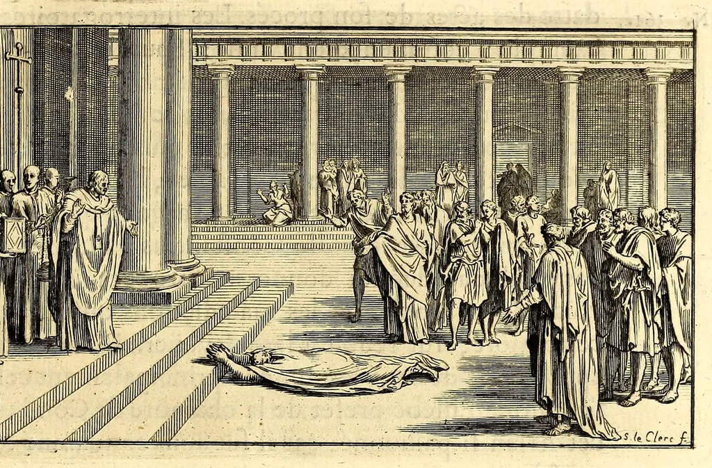 An illustration from Histoire ecclésiastique., 1691, leaf 17