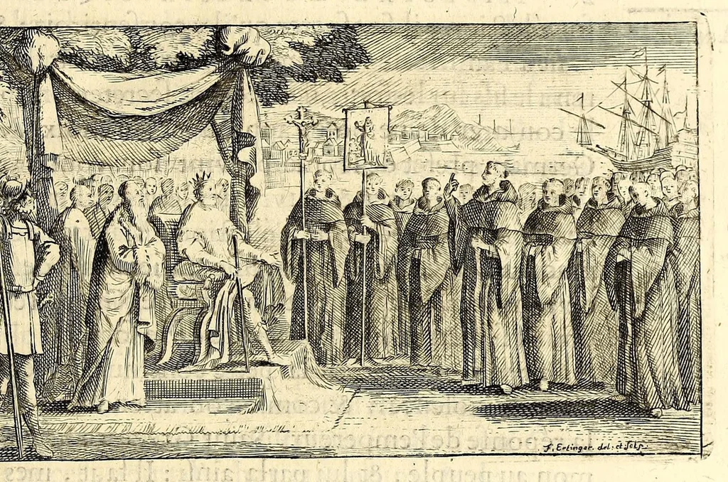 An illustration from Histoire ecclésiastique., 1691, leaf 45