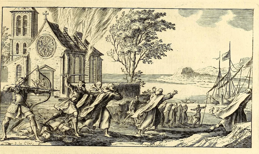 An illustration from Histoire ecclésiastique., 1691, leaf 17