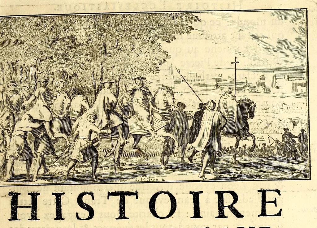 An illustration from Histoire ecclésiastique., 1691, leaf 53