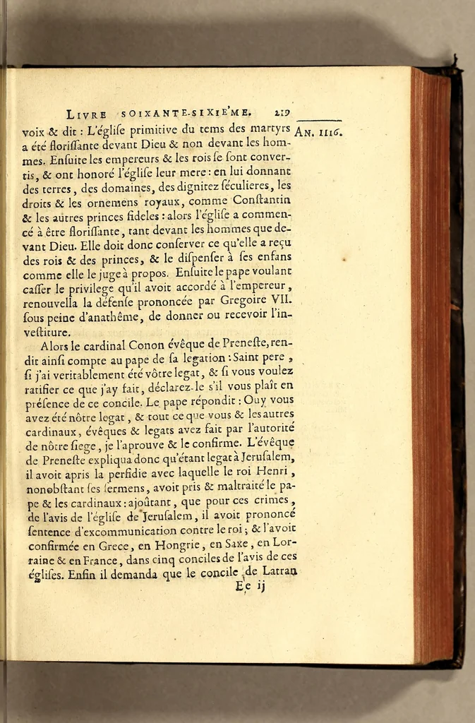 An illustration from Histoire ecclésiastique., 1691, leaf 237