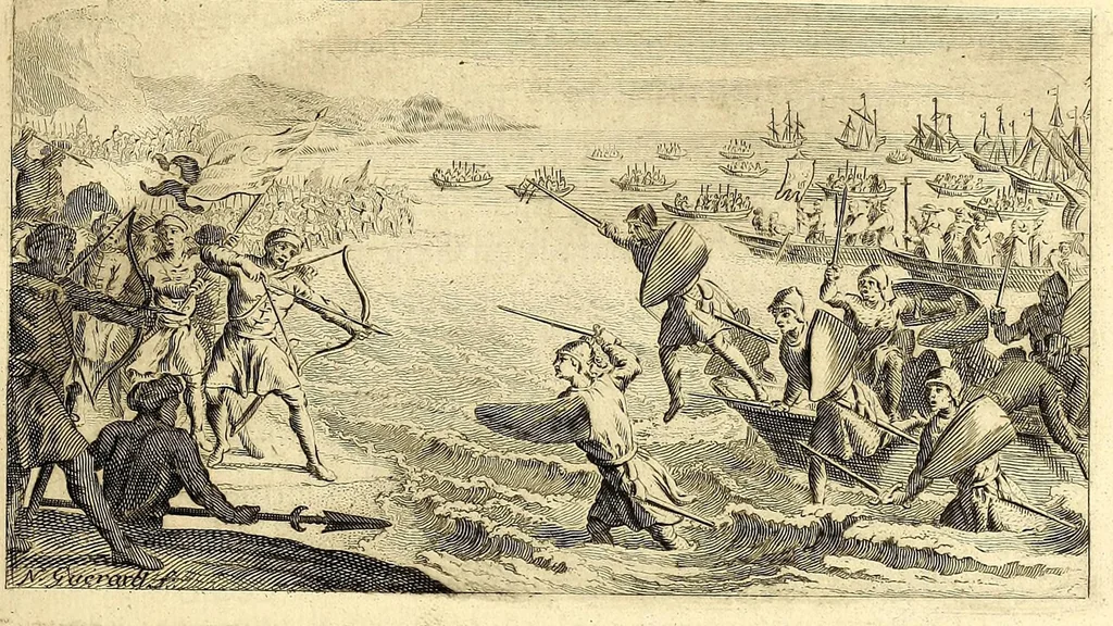 An illustration from Histoire ecclésiastique., 1691, leaf 41