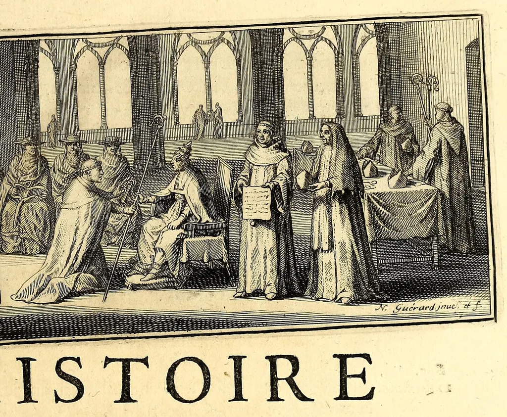 An illustration from Histoire ecclésiastique., 1691, leaf 49