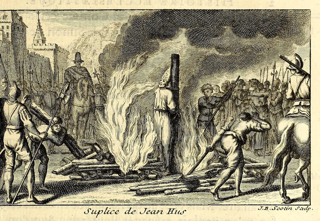An illustration from Histoire ecclésiastique., 1691, leaf 77