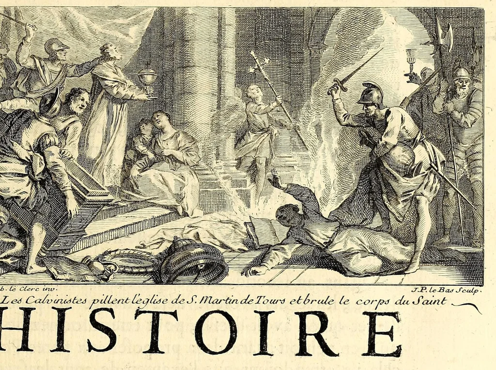An illustration from Histoire ecclésiastique., 1691, leaf 91