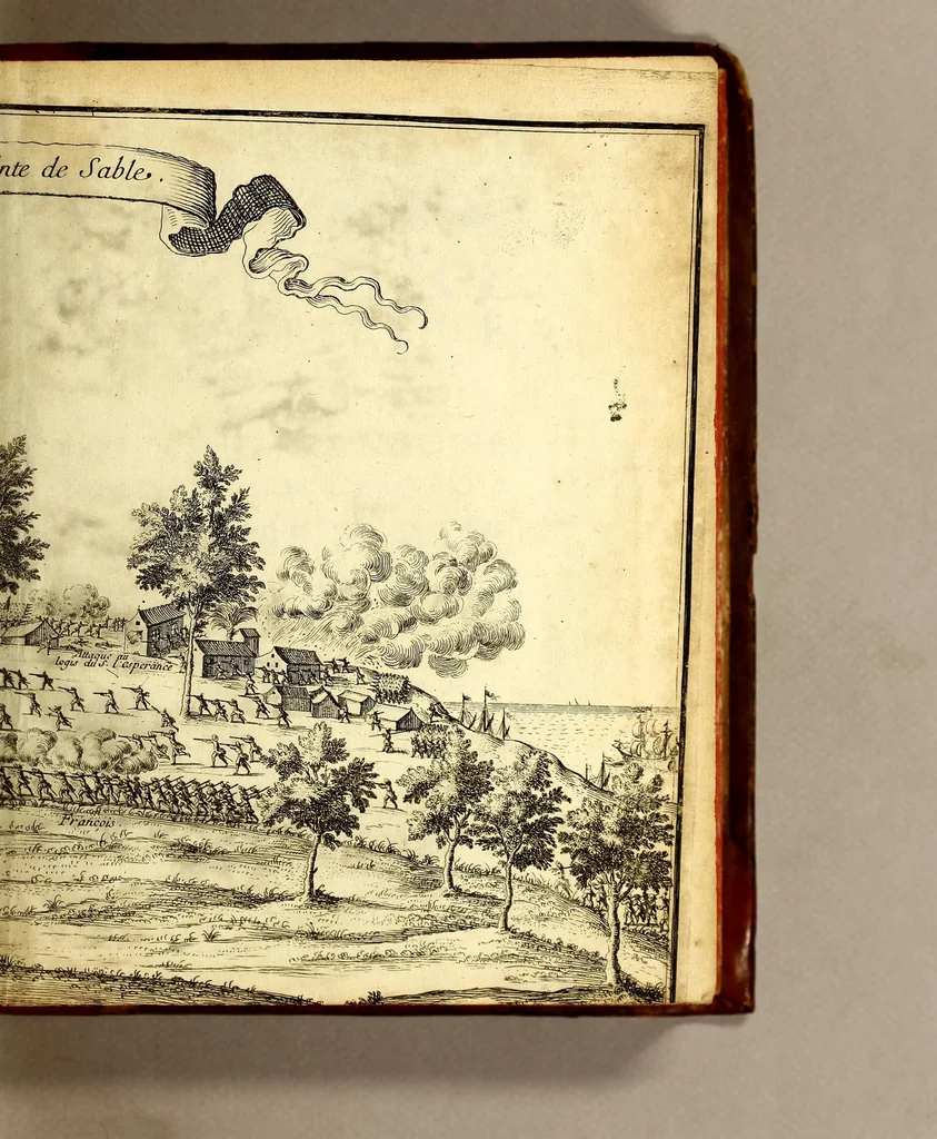 An illustration from Histoire generale des Antilles habitées par les François. : Divisée en deux tomes, et enrichie de cartes & de figures. Tome I [-IV]. ..., 1667, leaf 29