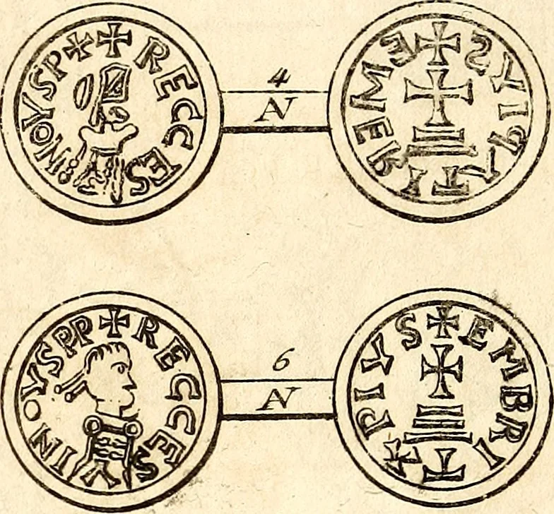 An illustration from Histoire generale d'Espagne, du P. Jean de Mariana de la Compagnie de Jesus., 1725, leaf 568