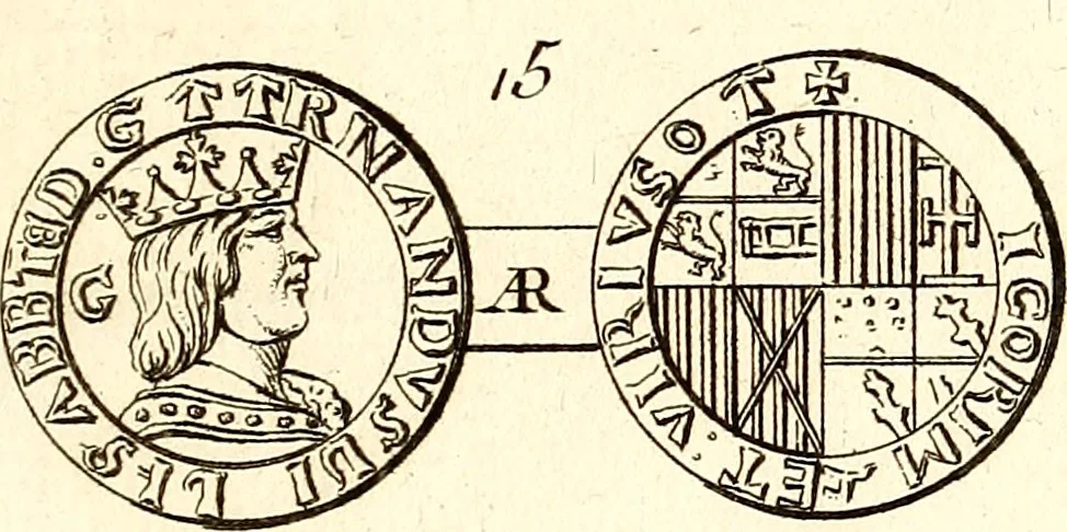 An illustration from Histoire generale d'Espagne, du P. Jean de Mariana de la Compagnie de Jesus., 1725, leaf 574