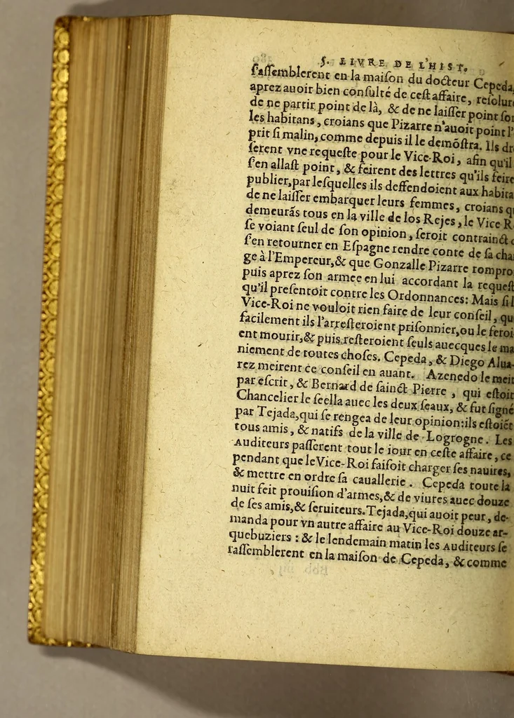An illustration from Histoire generalle des Indes Occidentales, et terres neuues, qui iusques à present ont esté descouuertes, : augmentee en ceste cinquiesme edition de la description de la nouuelle Espagne, & de la grande ville de Mexicque, autrement nommee Tenuctilan,, 1584, leaf 774
