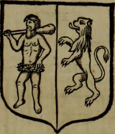 An illustration from Histoire généalogique et chronologique de la maison royale de France, des pairs, grands officiers de la couronne & de la maison du roy & des anciens barons du royaume : avec les qualitez, l'origine, le progrés & les armes de leurs familles; ensemble les statuts & le catalogue des chevaliers, commandeurs, & officiers de l'ordre du S. Esprit : le tovt dressé svr titres originaux, svr les registres des chartes du roy, du parlement, de la chambre des comptes, & du châtelet de Paris, cartulaires, manuscrits de la bibliotheque du roy, & d'autres cabinets curieux, 1726, leaf 130