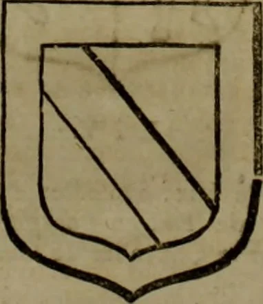 An illustration from Histoire généalogique et chronologique de la maison royale de France, des pairs, grands officiers de la couronne & de la maison du roy & des anciens barons du royaume : avec les qualitez, l'origine, le progrés & les armes de leurs familles; ensemble les statuts & le catalogue des chevaliers, commandeurs, & officiers de l'ordre du S. Esprit : le tovt dressé svr titres originaux, svr les registres des chartes du roy, du parlement, de la chambre des comptes, & du châtelet de Paris, cartulaires, manuscrits de la bibliotheque du roy, & d'autres cabinets curieux, 1726, leaf 131
