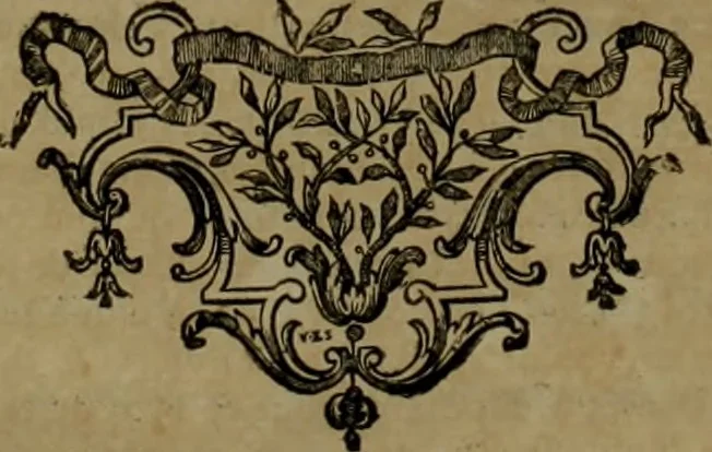 An illustration from Histoire généalogique et chronologique de la maison royale de France, des pairs, grands officiers de la couronne & de la maison du roy & des anciens barons du royaume : avec les qualitez, l'origine, le progrés & les armes de leurs familles; ensemble les statuts & le catalogue des chevaliers, commandeurs, & officiers de l'ordre du S. Esprit : le tovt dressé svr titres originaux, svr les registres des chartes du roy, du parlement, de la chambre des comptes, & du châtelet de Paris, cartulaires, manuscrits de la bibliotheque du roy, & d'autres cabinets curieux, 1726, leaf 15