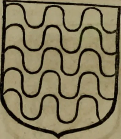 An illustration from Histoire généalogique et chronologique de la maison royale de France, des pairs, grands officiers de la couronne & de la maison du roy & des anciens barons du royaume : avec les qualitez, l'origine, le progrés & les armes de leurs familles; ensemble les statuts & le catalogue des chevaliers, commandeurs, & officiers de l'ordre du S. Esprit : le tovt dressé svr titres originaux, svr les registres des chartes du roy, du parlement, de la chambre des comptes, & du châtelet de Paris, cartulaires, manuscrits de la bibliotheque du roy, & d'autres cabinets curieux, 1726, leaf 175