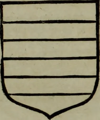 An illustration from Histoire généalogique et chronologique de la maison royale de France, des pairs, grands officiers de la couronne & de la maison du roy & des anciens barons du royaume : avec les qualitez, l'origine, le progrés & les armes de leurs familles; ensemble les statuts & le catalogue des chevaliers, commandeurs, & officiers de l'ordre du S. Esprit : le tovt dressé svr titres originaux, svr les registres des chartes du roy, du parlement, de la chambre des comptes, & du châtelet de Paris, cartulaires, manuscrits de la bibliotheque du roy, & d'autres cabinets curieux, 1726, leaf 178