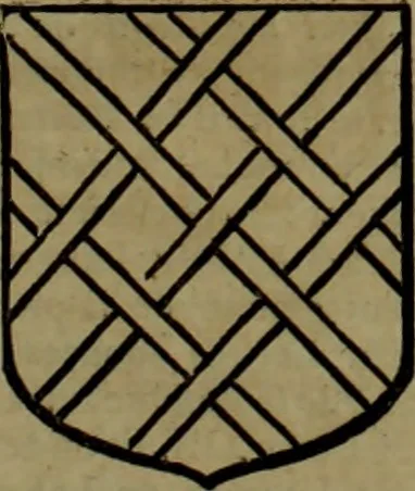 An illustration from Histoire généalogique et chronologique de la maison royale de France, des pairs, grands officiers de la couronne & de la maison du roy & des anciens barons du royaume : avec les qualitez, l'origine, le progrés & les armes de leurs familles; ensemble les statuts & le catalogue des chevaliers, commandeurs, & officiers de l'ordre du S. Esprit : le tovt dressé svr titres originaux, svr les registres des chartes du roy, du parlement, de la chambre des comptes, & du châtelet de Paris, cartulaires, manuscrits de la bibliotheque du roy, & d'autres cabinets curieux, 1726, leaf 182