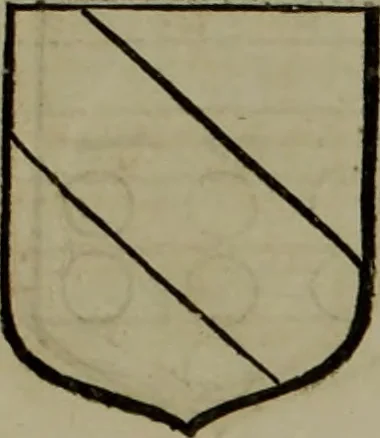 An illustration from Histoire généalogique et chronologique de la maison royale de France, des pairs, grands officiers de la couronne & de la maison du roy & des anciens barons du royaume : avec les qualitez, l'origine, le progrés & les armes de leurs familles; ensemble les statuts & le catalogue des chevaliers, commandeurs, & officiers de l'ordre du S. Esprit : le tovt dressé svr titres originaux, svr les registres des chartes du roy, du parlement, de la chambre des comptes, & du châtelet de Paris, cartulaires, manuscrits de la bibliotheque du roy, & d'autres cabinets curieux, 1726, leaf 202