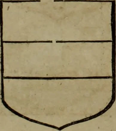 An illustration from Histoire généalogique et chronologique de la maison royale de France, des pairs, grands officiers de la couronne & de la maison du roy & des anciens barons du royaume : avec les qualitez, l'origine, le progrés & les armes de leurs familles; ensemble les statuts & le catalogue des chevaliers, commandeurs, & officiers de l'ordre du S. Esprit : le tovt dressé svr titres originaux, svr les registres des chartes du roy, du parlement, de la chambre des comptes, & du châtelet de Paris, cartulaires, manuscrits de la bibliotheque du roy, & d'autres cabinets curieux, 1726, leaf 208