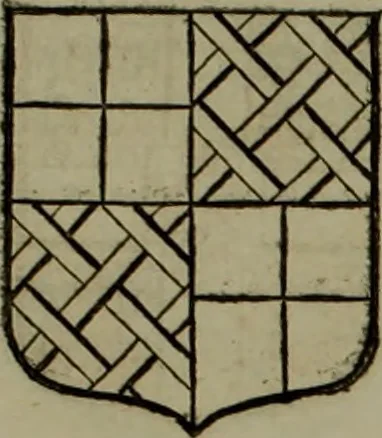 An illustration from Histoire généalogique et chronologique de la maison royale de France, des pairs, grands officiers de la couronne & de la maison du roy & des anciens barons du royaume : avec les qualitez, l'origine, le progrés & les armes de leurs familles; ensemble les statuts & le catalogue des chevaliers, commandeurs, & officiers de l'ordre du S. Esprit : le tovt dressé svr titres originaux, svr les registres des chartes du roy, du parlement, de la chambre des comptes, & du châtelet de Paris, cartulaires, manuscrits de la bibliotheque du roy, & d'autres cabinets curieux, 1726, leaf 234