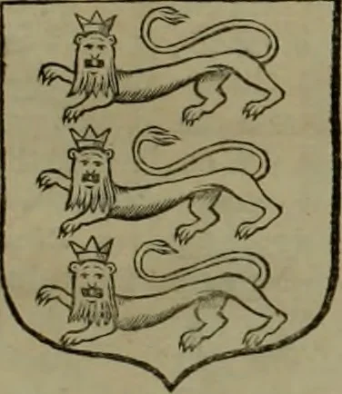 An illustration from Histoire généalogique et chronologique de la maison royale de France, des pairs, grands officiers de la couronne & de la maison du roy & des anciens barons du royaume : avec les qualitez, l'origine, le progrés & les armes de leurs familles; ensemble les statuts & le catalogue des chevaliers, commandeurs, & officiers de l'ordre du S. Esprit : le tovt dressé svr titres originaux, svr les registres des chartes du roy, du parlement, de la chambre des comptes, & du châtelet de Paris, cartulaires, manuscrits de la bibliotheque du roy, & d'autres cabinets curieux, 1726, leaf 244