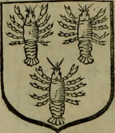 An illustration from Histoire généalogique et chronologique de la maison royale de France, des pairs, grands officiers de la couronne & de la maison du roy & des anciens barons du royaume : avec les qualitez, l'origine, le progrés & les armes de leurs familles; ensemble les statuts & le catalogue des chevaliers, commandeurs, & officiers de l'ordre du S. Esprit : le tovt dressé svr titres originaux, svr les registres des chartes du roy, du parlement, de la chambre des comptes, & du châtelet de Paris, cartulaires, manuscrits de la bibliotheque du roy, & d'autres cabinets curieux, 1726, leaf 245