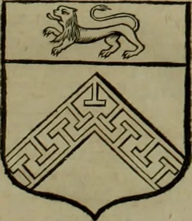 An illustration from Histoire généalogique et chronologique de la maison royale de France, des pairs, grands officiers de la couronne & de la maison du roy & des anciens barons du royaume : avec les qualitez, l'origine, le progrés & les armes de leurs familles; ensemble les statuts & le catalogue des chevaliers, commandeurs, & officiers de l'ordre du S. Esprit : le tovt dressé svr titres originaux, svr les registres des chartes du roy, du parlement, de la chambre des comptes, & du châtelet de Paris, cartulaires, manuscrits de la bibliotheque du roy, & d'autres cabinets curieux, 1726, leaf 246