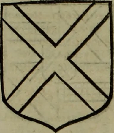 An illustration from Histoire généalogique et chronologique de la maison royale de France, des pairs, grands officiers de la couronne & de la maison du roy & des anciens barons du royaume : avec les qualitez, l'origine, le progrés & les armes de leurs familles; ensemble les statuts & le catalogue des chevaliers, commandeurs, & officiers de l'ordre du S. Esprit : le tovt dressé svr titres originaux, svr les registres des chartes du roy, du parlement, de la chambre des comptes, & du châtelet de Paris, cartulaires, manuscrits de la bibliotheque du roy, & d'autres cabinets curieux, 1726, leaf 248