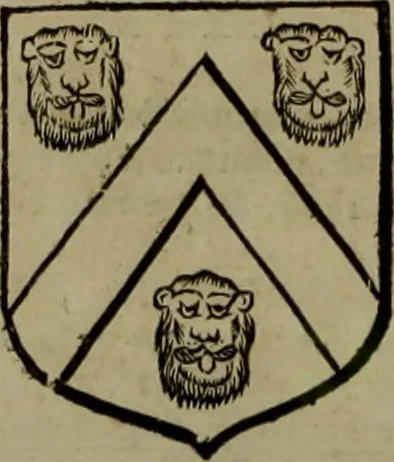 An illustration from Histoire généalogique et chronologique de la maison royale de France, des pairs, grands officiers de la couronne & de la maison du roy & des anciens barons du royaume : avec les qualitez, l'origine, le progrés & les armes de leurs familles; ensemble les statuts & le catalogue des chevaliers, commandeurs, & officiers de l'ordre du S. Esprit : le tovt dressé svr titres originaux, svr les registres des chartes du roy, du parlement, de la chambre des comptes, & du châtelet de Paris, cartulaires, manuscrits de la bibliotheque du roy, & d'autres cabinets curieux, 1726, leaf 253