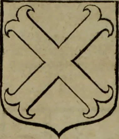 An illustration from Histoire généalogique et chronologique de la maison royale de France, des pairs, grands officiers de la couronne & de la maison du roy & des anciens barons du royaume : avec les qualitez, l'origine, le progrés & les armes de leurs familles; ensemble les statuts & le catalogue des chevaliers, commandeurs, & officiers de l'ordre du S. Esprit : le tovt dressé svr titres originaux, svr les registres des chartes du roy, du parlement, de la chambre des comptes, & du châtelet de Paris, cartulaires, manuscrits de la bibliotheque du roy, & d'autres cabinets curieux, 1726, leaf 261