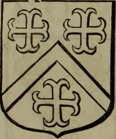 An illustration from Histoire généalogique et chronologique de la maison royale de France, des pairs, grands officiers de la couronne & de la maison du roy & des anciens barons du royaume : avec les qualitez, l'origine, le progrés & les armes de leurs familles; ensemble les statuts & le catalogue des chevaliers, commandeurs, & officiers de l'ordre du S. Esprit : le tovt dressé svr titres originaux, svr les registres des chartes du roy, du parlement, de la chambre des comptes, & du châtelet de Paris, cartulaires, manuscrits de la bibliotheque du roy, & d'autres cabinets curieux, 1726, leaf 272