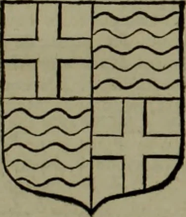 An illustration from Histoire généalogique et chronologique de la maison royale de France, des pairs, grands officiers de la couronne & de la maison du roy & des anciens barons du royaume : avec les qualitez, l'origine, le progrés & les armes de leurs familles; ensemble les statuts & le catalogue des chevaliers, commandeurs, & officiers de l'ordre du S. Esprit : le tovt dressé svr titres originaux, svr les registres des chartes du roy, du parlement, de la chambre des comptes, & du châtelet de Paris, cartulaires, manuscrits de la bibliotheque du roy, & d'autres cabinets curieux, 1726, leaf 288
