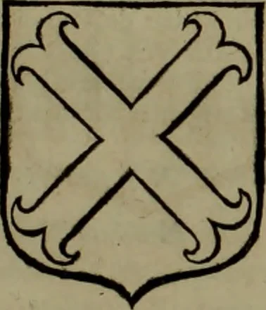 An illustration from Histoire généalogique et chronologique de la maison royale de France, des pairs, grands officiers de la couronne & de la maison du roy & des anciens barons du royaume : avec les qualitez, l'origine, le progrés & les armes de leurs familles; ensemble les statuts & le catalogue des chevaliers, commandeurs, & officiers de l'ordre du S. Esprit : le tovt dressé svr titres originaux, svr les registres des chartes du roy, du parlement, de la chambre des comptes, & du châtelet de Paris, cartulaires, manuscrits de la bibliotheque du roy, & d'autres cabinets curieux, 1726, leaf 302