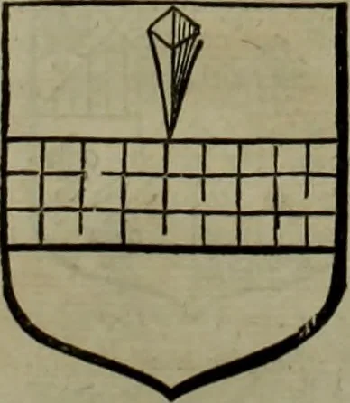 An illustration from Histoire généalogique et chronologique de la maison royale de France, des pairs, grands officiers de la couronne & de la maison du roy & des anciens barons du royaume : avec les qualitez, l'origine, le progrés & les armes de leurs familles; ensemble les statuts & le catalogue des chevaliers, commandeurs, & officiers de l'ordre du S. Esprit : le tovt dressé svr titres originaux, svr les registres des chartes du roy, du parlement, de la chambre des comptes, & du châtelet de Paris, cartulaires, manuscrits de la bibliotheque du roy, & d'autres cabinets curieux, 1726, leaf 307