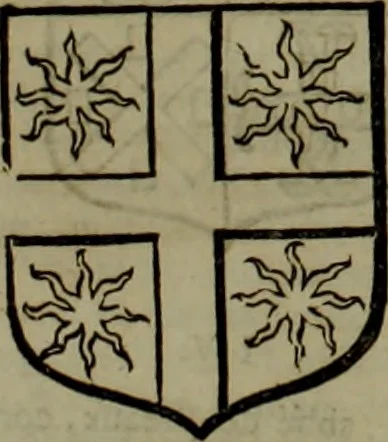 An illustration from Histoire généalogique et chronologique de la maison royale de France, des pairs, grands officiers de la couronne & de la maison du roy & des anciens barons du royaume : avec les qualitez, l'origine, le progrés & les armes de leurs familles; ensemble les statuts & le catalogue des chevaliers, commandeurs, & officiers de l'ordre du S. Esprit : le tovt dressé svr titres originaux, svr les registres des chartes du roy, du parlement, de la chambre des comptes, & du châtelet de Paris, cartulaires, manuscrits de la bibliotheque du roy, & d'autres cabinets curieux, 1726, leaf 310