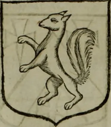 An illustration from Histoire généalogique et chronologique de la maison royale de France, des pairs, grands officiers de la couronne & de la maison du roy & des anciens barons du royaume : avec les qualitez, l'origine, le progrés & les armes de leurs familles; ensemble les statuts & le catalogue des chevaliers, commandeurs, & officiers de l'ordre du S. Esprit : le tovt dressé svr titres originaux, svr les registres des chartes du roy, du parlement, de la chambre des comptes, & du châtelet de Paris, cartulaires, manuscrits de la bibliotheque du roy, & d'autres cabinets curieux, 1726, leaf 315