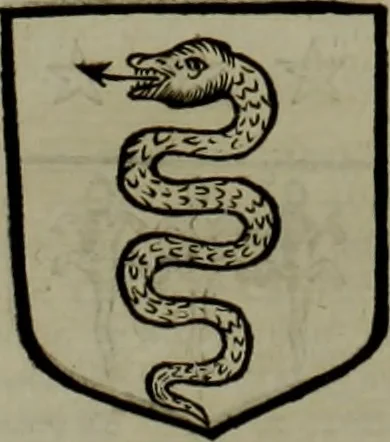 An illustration from Histoire généalogique et chronologique de la maison royale de France, des pairs, grands officiers de la couronne & de la maison du roy & des anciens barons du royaume : avec les qualitez, l'origine, le progrés & les armes de leurs familles; ensemble les statuts & le catalogue des chevaliers, commandeurs, & officiers de l'ordre du S. Esprit : le tovt dressé svr titres originaux, svr les registres des chartes du roy, du parlement, de la chambre des comptes, & du châtelet de Paris, cartulaires, manuscrits de la bibliotheque du roy, & d'autres cabinets curieux, 1726, leaf 317