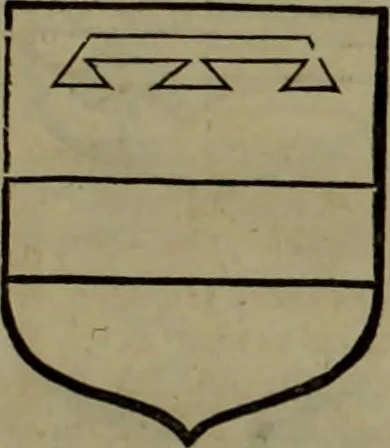 An illustration from Histoire généalogique et chronologique de la maison royale de France, des pairs, grands officiers de la couronne & de la maison du roy & des anciens barons du royaume : avec les qualitez, l'origine, le progrés & les armes de leurs familles; ensemble les statuts & le catalogue des chevaliers, commandeurs, & officiers de l'ordre du S. Esprit : le tovt dressé svr titres originaux, svr les registres des chartes du roy, du parlement, de la chambre des comptes, & du châtelet de Paris, cartulaires, manuscrits de la bibliotheque du roy, & d'autres cabinets curieux, 1726, leaf 320