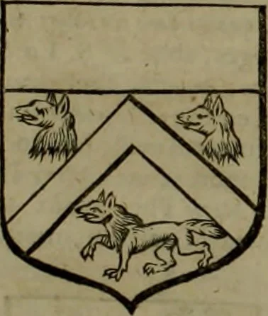 An illustration from Histoire généalogique et chronologique de la maison royale de France, des pairs, grands officiers de la couronne & de la maison du roy & des anciens barons du royaume : avec les qualitez, l'origine, le progrés & les armes de leurs familles; ensemble les statuts & le catalogue des chevaliers, commandeurs, & officiers de l'ordre du S. Esprit : le tovt dressé svr titres originaux, svr les registres des chartes du roy, du parlement, de la chambre des comptes, & du châtelet de Paris, cartulaires, manuscrits de la bibliotheque du roy, & d'autres cabinets curieux, 1726, leaf 322