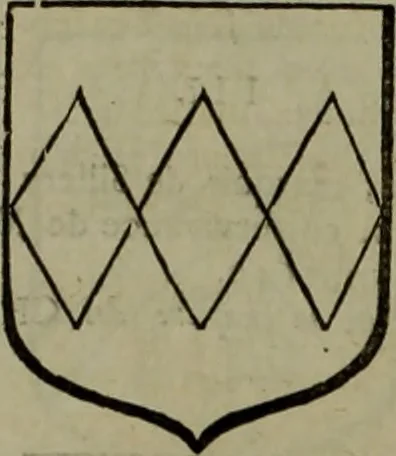 An illustration from Histoire généalogique et chronologique de la maison royale de France, des pairs, grands officiers de la couronne & de la maison du roy & des anciens barons du royaume : avec les qualitez, l'origine, le progrés & les armes de leurs familles; ensemble les statuts & le catalogue des chevaliers, commandeurs, & officiers de l'ordre du S. Esprit : le tovt dressé svr titres originaux, svr les registres des chartes du roy, du parlement, de la chambre des comptes, & du châtelet de Paris, cartulaires, manuscrits de la bibliotheque du roy, & d'autres cabinets curieux, 1726, leaf 331