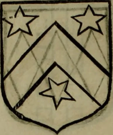 An illustration from Histoire généalogique et chronologique de la maison royale de France, des pairs, grands officiers de la couronne & de la maison du roy & des anciens barons du royaume : avec les qualitez, l'origine, le progrés & les armes de leurs familles; ensemble les statuts & le catalogue des chevaliers, commandeurs, & officiers de l'ordre du S. Esprit : le tovt dressé svr titres originaux, svr les registres des chartes du roy, du parlement, de la chambre des comptes, & du châtelet de Paris, cartulaires, manuscrits de la bibliotheque du roy, & d'autres cabinets curieux, 1726, leaf 351
